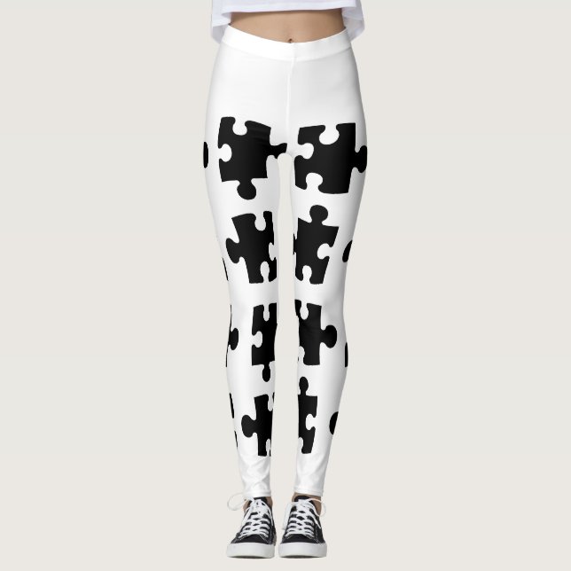 Leggings Piezas de rompecabezas (Anverso)