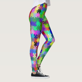 Leggings Piezas de rompecabezas