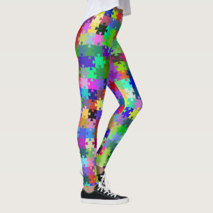 Leggings Piezas de rompecabezas