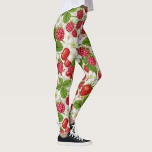 Leggings Píldoras y bayas para las piernas del patrón de sa