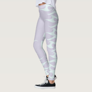 Leggings Pimienta Pastel y llamas de lavanda