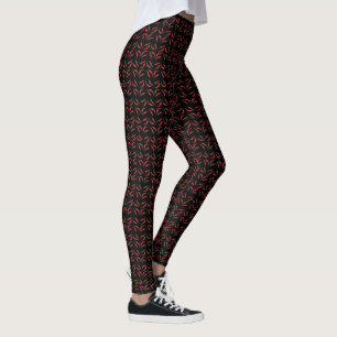Leggings pimiento picante