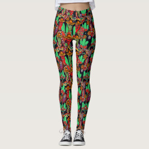 Leggings Pimientos del Cinco de Mayo