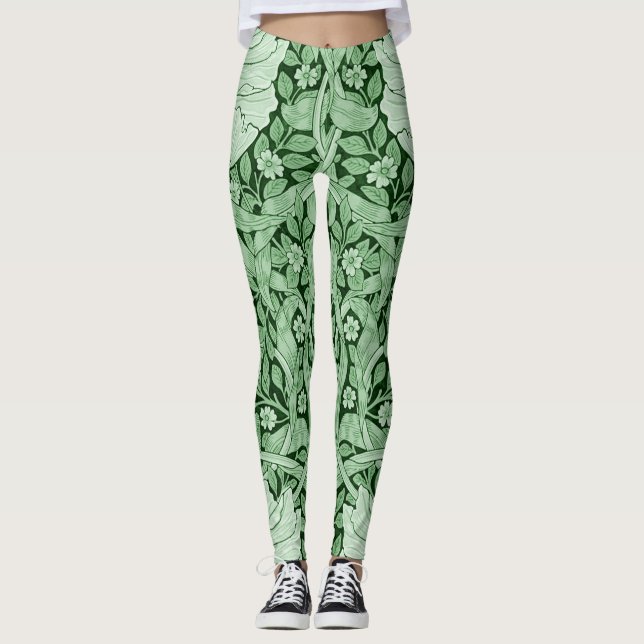 Leggings Pimpernel Green, William Morris (Anverso)