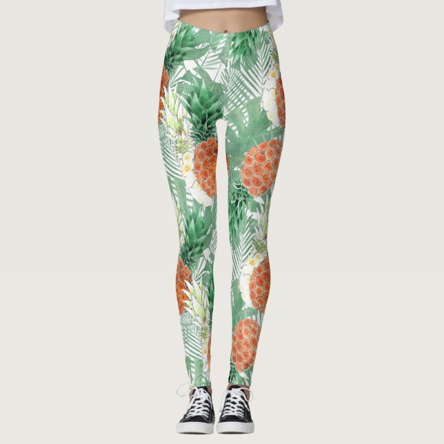 Leggings Piña, pareja dulce, fruta (Anverso)
