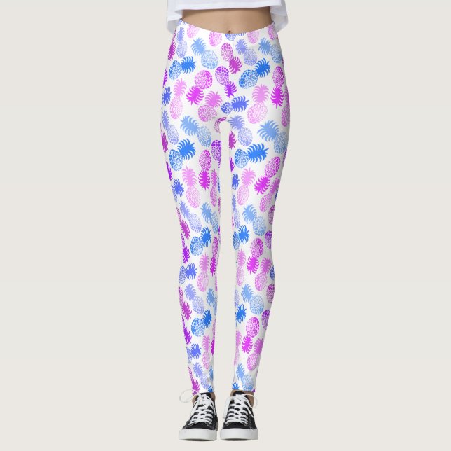 Leggings Piña tropical mona hawaiana (Anverso)