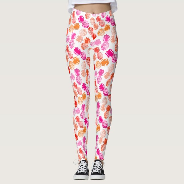 Leggings Piña tropical mona hawaiana (Anverso)