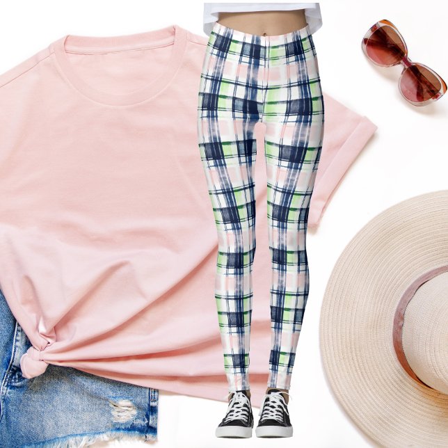 Leggings Pincel verde azul rosado de la marina de protecció (Subido por el creador)