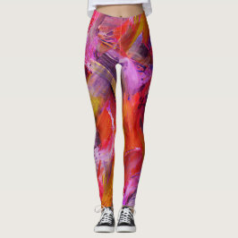 Leggings Pinceles rojos