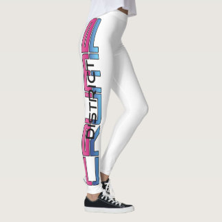 LEGGINGS PINCO/AZUL - LETRAS BLANCAS