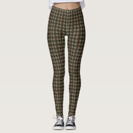 Leggings Pine Needle Plaid