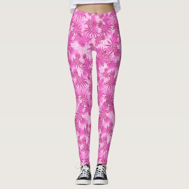 Leggings Pineapple Camo Hawai Tropical (Anverso)