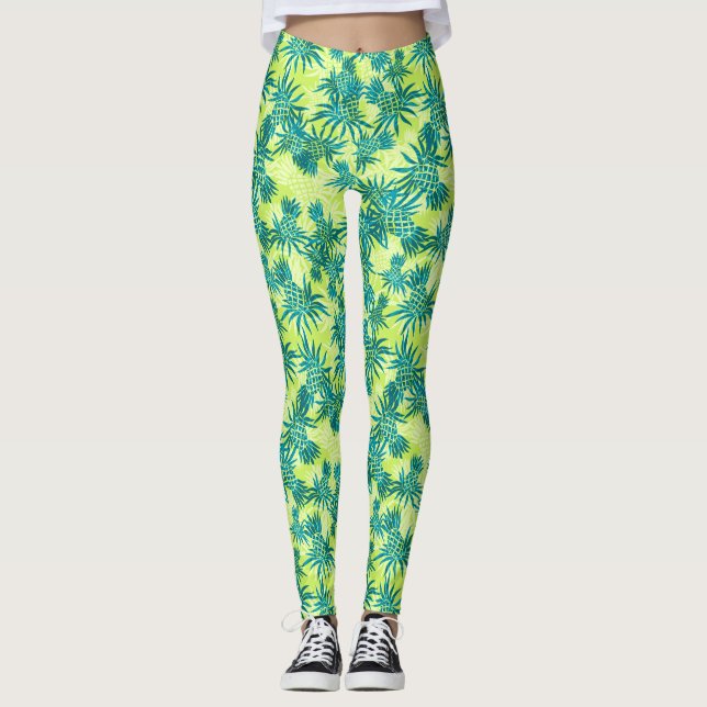 Leggings Pineapple Camo Hawai Tropical (Anverso)