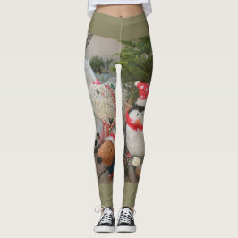 Leggings Pingüino y juguete de renos para navidades