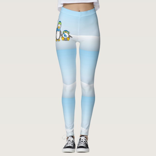 Leggings Pingüinos de Snowballing (Anverso)