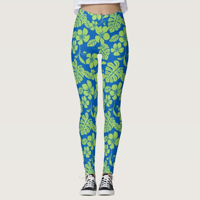 LEGGINGS PINK BIKINI (AZUL/VERDE) (Anverso)