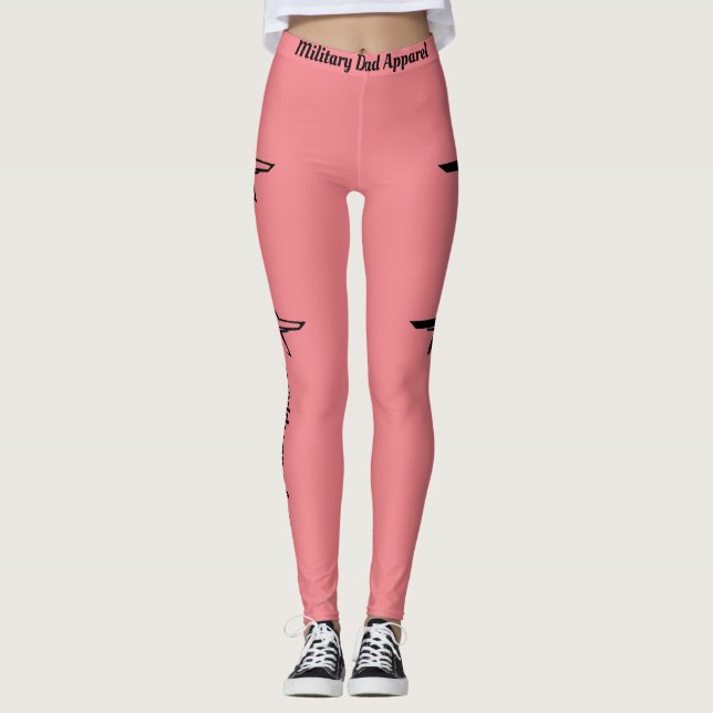 Leggings Pink con aviones F-22 (Anverso)