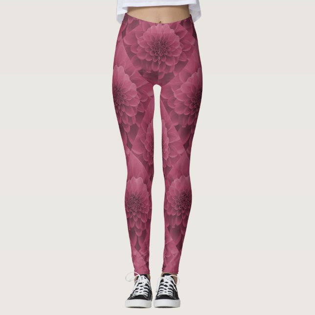 Leggings Pink Dahlia (Anverso)