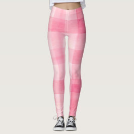 Leggings Pink Gingham