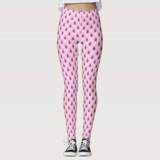 Leggings Pink Ladybugs