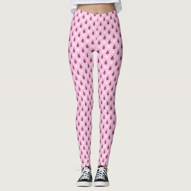 Leggings Pink Ladybugs (Anverso)