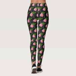 Leggings Pink Lotus Water