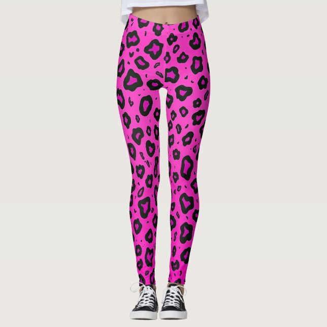 Leggings Pink rock girafe (Anverso)