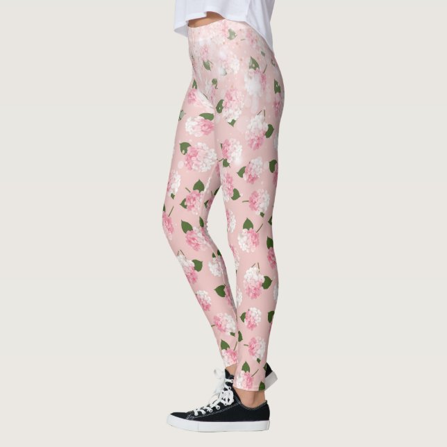 Leggings Pink Sparkle Vintage Garden Blossoms (Izquierda)