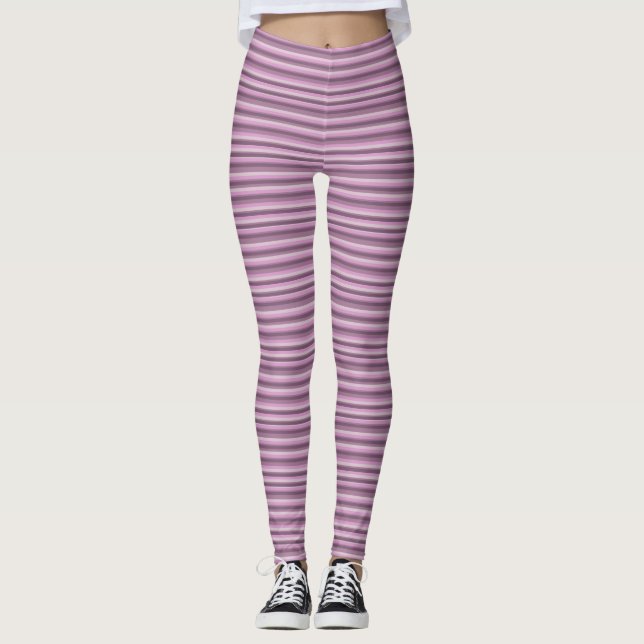 Leggings Pink stripes (Anverso)