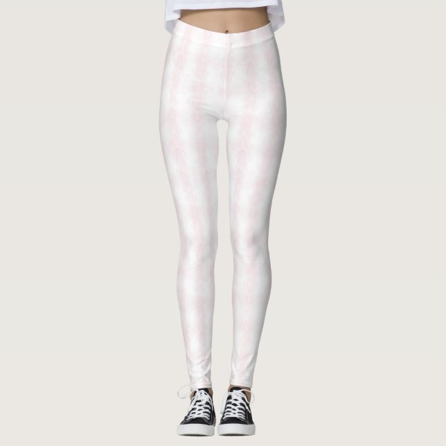 Leggings Pink White Stripes (Anverso)