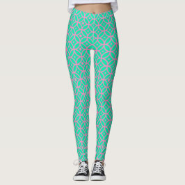 Leggings Pink y Seafoam