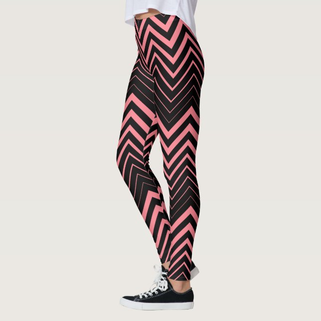 Leggings Pink Zigzag Chevron (Izquierda)