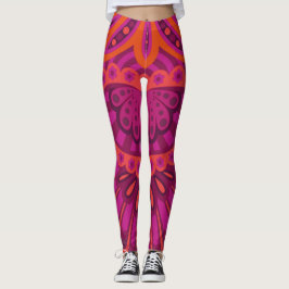 Leggings Pinkoinko - Paisley Plumado