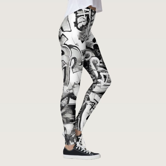 Leggings PINTADA del 落書き通り (Rakugaki) (Derecha)