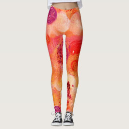 Leggings Pintadas de salpicaduras y muelles