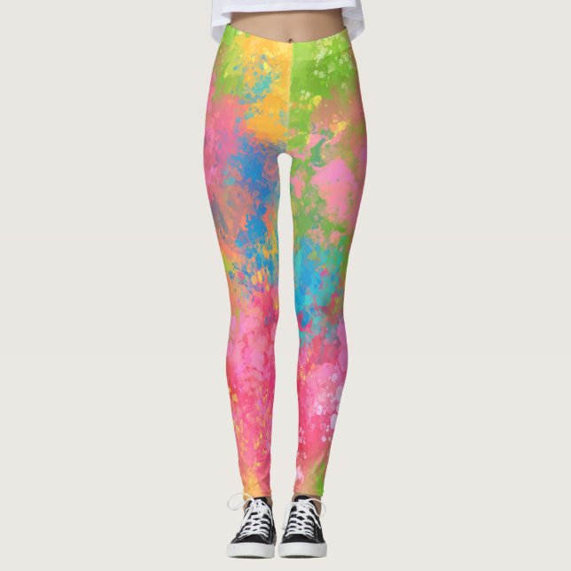 Leggings Pintado con colores vibrantes (Anverso)