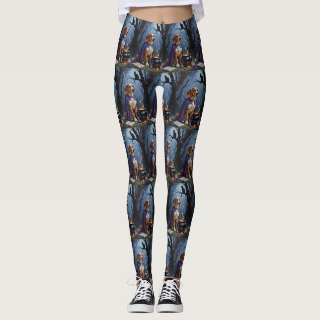 Leggings Pintado de Halloween angelista afgana (Anverso)