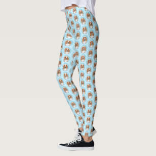 Leggings Pintado español de Springer galesa - Arte de perro