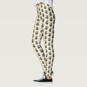 Leggings Pintado Terrier Escocés - Arte Perro Original