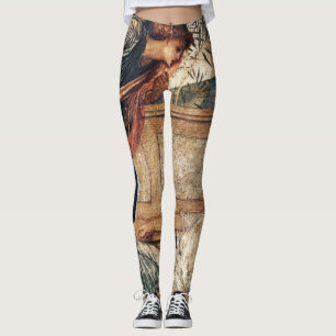 Leggings Pintando cupido y psique antes de rahaelita mujere