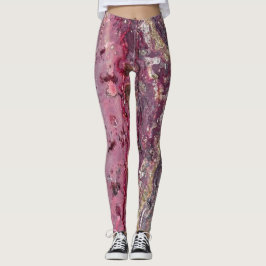 Leggings Pinte las polainas de piedra de la salpicadura