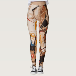Leggings Pintura abstracta