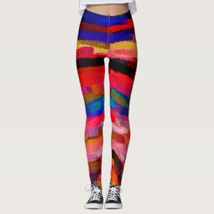 Leggings Pintura abstracta colorida #5