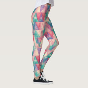 Leggings Pintura al Acuarela - Triángulos Hipster