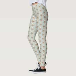 Leggings Pintura Buff de Cocker Spaniel - Arte Perro Origin