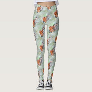 Leggings Pintura de acrílico al estilo personalizado Ryukin