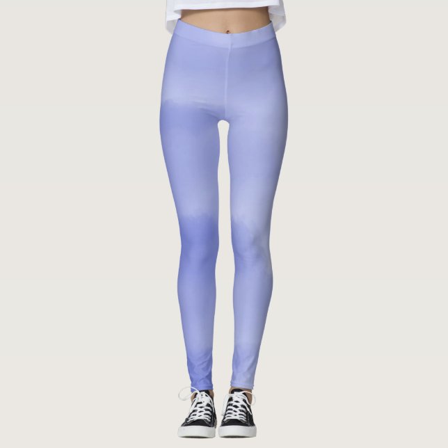 Leggings pintura de acuarela abstracta (Anverso)