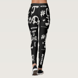 Leggings Pintura de aerosol negra #CTFOD