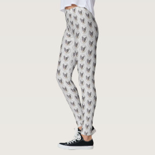Leggings Pintura de Bulldog francés (Brindle Pied) - Arte d