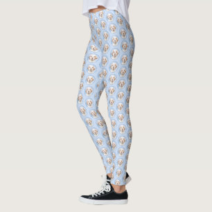 Leggings Pintura de Clumber Spaniel - Arte de Perro Origina